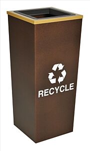 Ex-Cell Rc-Mtr-1 Hcpr Single Stream, Steel, 18 Gal. Hammered Copper