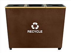 Ex-Cell Rc-Mtr-3 Hcpr Three Stream, Steel, 54 Gal. Hammered Copper