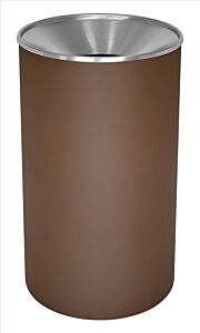 Ex-Cell Wr-33F Brx Recp., Steel, 33 Gal. Brown Texture
