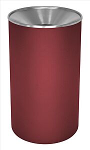 Ex-Cell Wr-33F Burx Recp., Steel, 33 Gal. Burgundy Texture