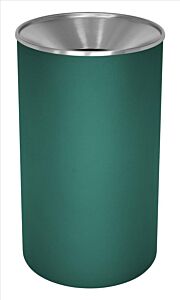 Ex-Cell Wr-33F Hgx Recp., Steel, 33 Gal. Hunter Green Texture
