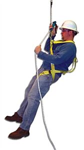 French Creek 199-200 Descent Control Kit, Comes With 200' Working Length Rope With Thimble Eye, Two 354-2 Carabiners, 199D Descent Control Device, And Drawstring Carry Bag
