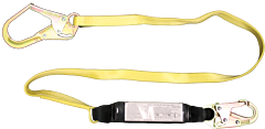French Creek 457A 6 Ft. Shock Absorbing 1" Web Lanyard, #74N Locking