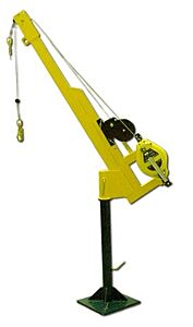 French Creek Fcpd300 Davit System - Comes With Permanent Mount Base, Riser Post, Boom, R50G, Mw50G