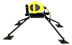 French Creek Rmrl50G Roof Mount Anchor For Retractable Lifeline, Rotates 360 Degreescomes With Mounting Hardware