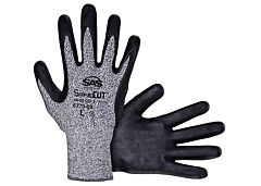 Sas Safety 6773-02 Cut Resistant Safecut™ Hppe Knit, Micro-Foam Nitrile Coating Gloves, Cut Level A5, Size Medium, Bulk, 12 Pair Per Bag (Priced Per Pair)
