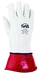Sas Safety 6470 Protective Leather Over Gloves, Fits Over Hybrid Electric Service Gloves, Size 2X-Large
