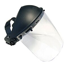 Sas Safety 5140 Face Shield, Standard With Clear Lens