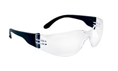 Sas Safety 5340 Nsx Safety Glasses, Black Temple, Clear Lens, Polybag
