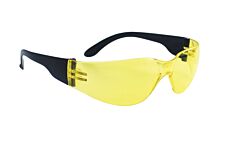 Sas Safety 5341 Nsx Safety Glasses, Black Temple, Yellow Lens, Polybag