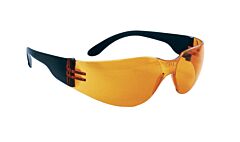 Sas Safety 5342 Nsx Safety Glasses, Black Temple, Orange Lens, Polybag