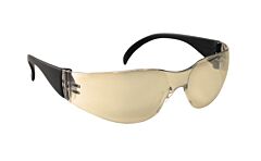 Sas Safety 5345 Nsx Safety Glasses, Black Temple, In/Outdoor Mirror Lens, Polybag