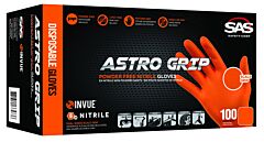 Sas Safety 66575 Astro-Grip Powder-Free Exam Grade Nitrile Gloves, Size 2X-Large