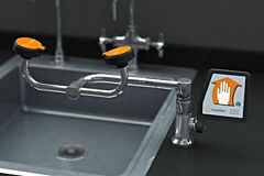 Guardian G1775Lh Deck Mounted Swivel Eye/Face Wash