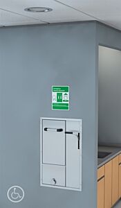 Guardian Gbf2162 Barrier-Free Recessed Safety Station