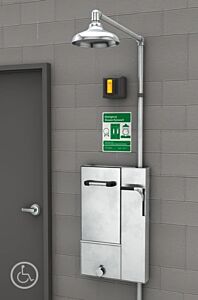 Guardian Gbf2173 Barrier-Free Recessed Safety Station