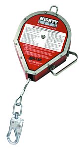 Honeywell - North Safety Rl50Ss-Z7/50Ft Mightylite Web Self-Retracting Lifeline, 50-Ft. Stainless Steel Wire Rope