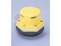 Justrite 08006 Polyethylene Vertical Drum Vent For Chlorinated Solvents, Stainless Steel Flame Arrester, 2" Bung Opening