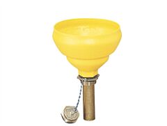 Justrite 08211 Fill Drum Vent With 9" Polyethylene Funnel And 6" Flame Arrester For Safety, 2" Bung Opening
