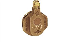 Justrite 08300 Brass Horizontal Drum Vent For Petroleum Based Applications, 2" Bung Opening