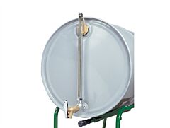 Justrite 08533 Cast-Iron Horizontal Fill Drum Gauge No. 08532 With Self-Closing Faucet No. 08902
