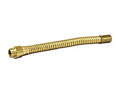 Justrite 08584 Flexible Hose Extension For Lab Faucet No. 08540, 6" Long, Brass