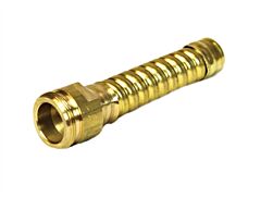 Justrite 08932 Flexible Hose Extension For Drum Faucet No. 08902 Or 08910, 3-1/4" Long, Brass