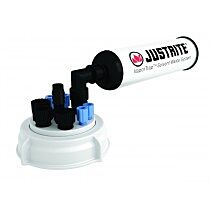 Justrite 12835 Vaportrap Un/Dot Cap W/Filter Kit, 70Mm Cap, 4 Ports 1/8'' Od Tubing, 3 Ports 1/4" Od Tubing, 1 Port 1/4" Or 3/8" Hb