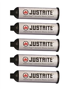 Justrite 12850 Filter, Carbon, For Vaportrap Solvent Waste Kits, Pkg/5