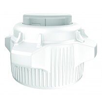 Justrite 12858 Carboy Cap, 83Mm, Open Top With Closed Adapter, Pkg/2
