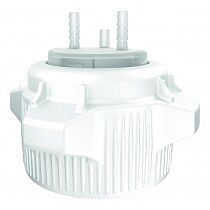 Justrite 12859 Carboy Cap, 83Mm, Open Top With Adapter, Two 1/4" Molded-In Hose Barbs And Vent
