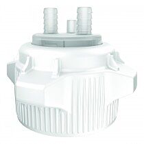 Justrite 12860 Carboy Cap, 83Mm, Open Top With Adapter, Two 1/2" Molded-In Hose Barbs And Vent