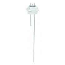 Justrite 12887 Carboy Cap, 83Mm, Open Top With Adapter W/Two 1/4" Molded-In Hose Barbs, W/27" Tubing