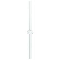 Justrite 12892 Carboy Cap, 53Mm, Open Top With W/Two 1/4" Od Tubes, 12" Length