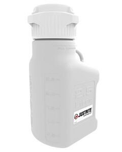 Justrite 12907 Carboy, 2.5L, High Density Polyethylene (Hdpe), 83Mm Cap
