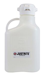 Justrite 12929 Carboy, 5L, Polypropylene (Pp), 83Mm Cap