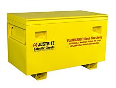 Justrite 16036 Safesitetm Flammable Combo Safety Chest For Jobsite, Dims. 29.5"H X 48"W X 24"D