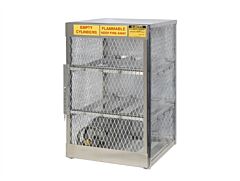 Justrite 23002 Cylinder Locker For Safe Storage Of 6 Horizontal 20 Or 33-Lb. Lpg Cylinders.