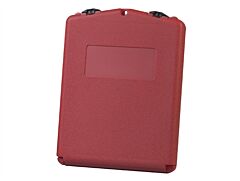 Justrite 23304 Document Storage Box For Sds Sheets, Medium-Sized, Polyethylene, Lockable Front Opening