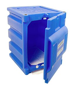 Justrite 24080 Countertop Polyethylene Corrosives/Acid Cabinet, 1 Door