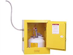 Justrite 25969 Pass-Through Valve Can Be Used On The Top, Side Or Back Of Any Safety Cabinet. Installed