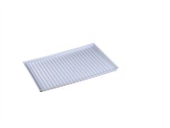 Justrite 25994 Polyethylene Tray For Shelf No. 29951 Or 19-Gallon Under Fume Hood Safety Cabinet.
