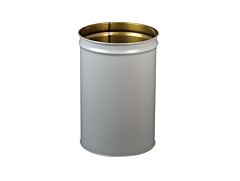 Justrite 26054 Cease-Fire Waste Receptacle, Safety Drum Can Only, 55 Gallon, Gray