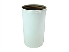Justrite 26054W Cease-Fire Waste Receptacle, Safety Drum Can Only, 55 Gallon, White