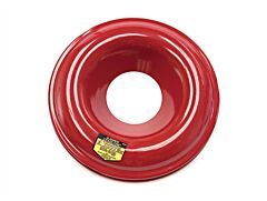 Justrite 26330 Steel Head For Use With Cease-Fire Waste Receptacle Safety Drum Can, 30 Gallon, Painted Red