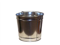 Justrite 26802 Smoker'S Cease-Fire Replacement Pail For Cigarette Butt Receptacle, Steel, Bail Handle