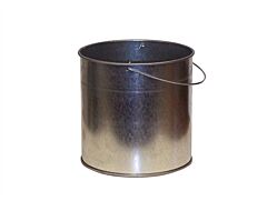 Justrite 26803 Smoker'S Cease-Fire Replacement Pail For Personal-Size Cigarette Butt Recptcle, Steel, Bail Handle