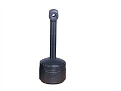 Justrite 26806D Personal Smoker'S Cease-Fire Cigarette Butt Receptacle, Capacity 1 Gal, Bucket Incld, Poly, Deco Black