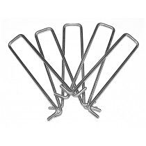 Justrite 28296 Replacement Rigid-Lock Lite 8-Inch Upright Wire Support, 5 Pack