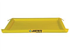 Justrite 28421 Maintenance Spill Berm, Dims. 4'W X 8'L X 2"H, Capacity 40 Gallons